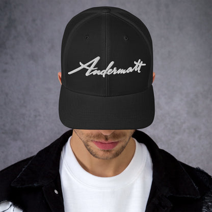 Andermatt retro design Trucker-Cap