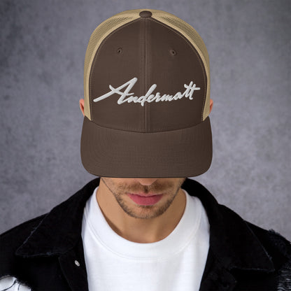 Andermatt retro design Trucker-Cap