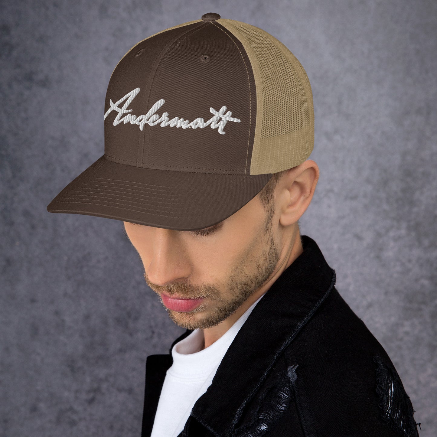 Andermatt retro design Trucker-Cap