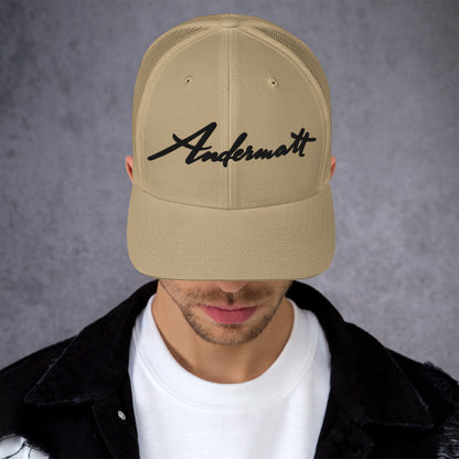 Andermatt retro design Trucker-Cap