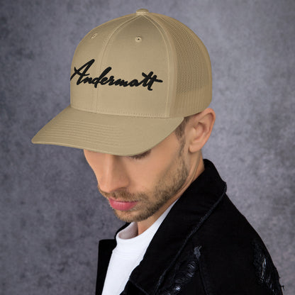 Andermatt retro design Trucker-Cap